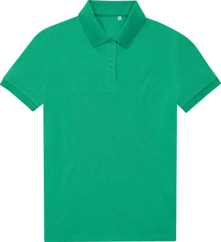 B&C | My Eco Polo 65/35 /women, Dámské piqué polo, zelená pop, M