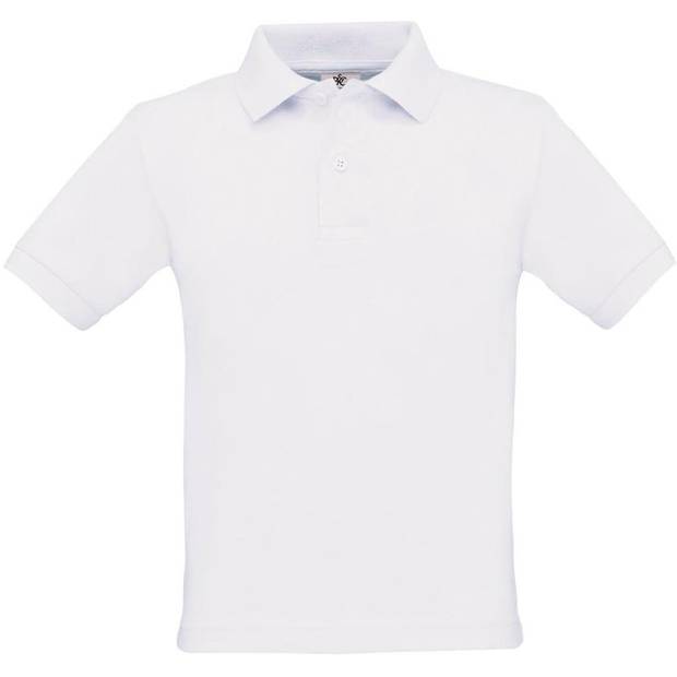 B&C | Safran /kids, Dětské piqué polo, bílá, 5-6 B&C | Safran /kids, Dětské piqué polo, bílá, 5-6