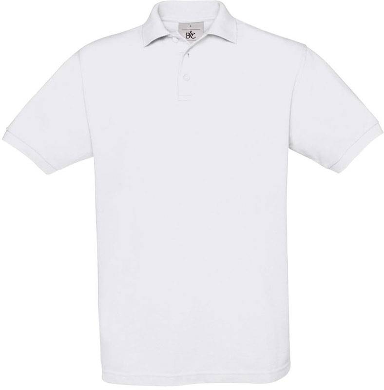 B&C | Safran, Piqué polo, bílá, S