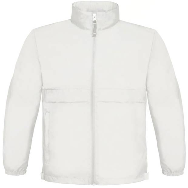 B&C | Sirocco /kids, Detská vetrovka bez podšívky, biela, 3-4 B&C | Sirocco /kids, Detská vetrovka bez podšívky, biela, 3-4