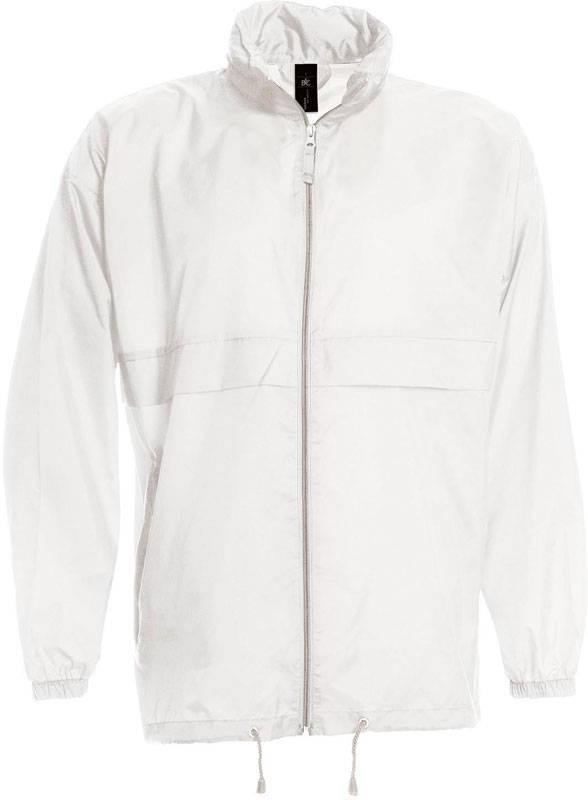 B&C | Sirocco, Vetrovka bez podšívky, biela, XL