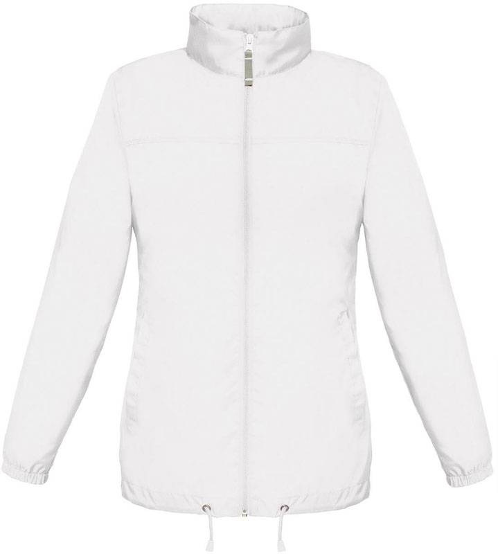 B&C | Sirocco /women, Dámska vetrovka bez podšívky, biela, M