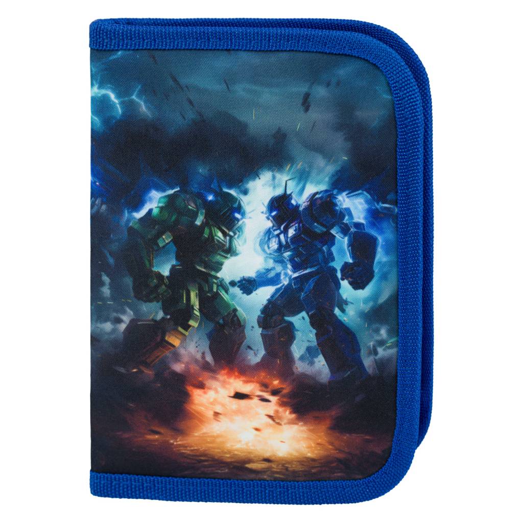 BAAGL 5 SET Ergo Roboti: aktovka, penál, sáček, desky, box