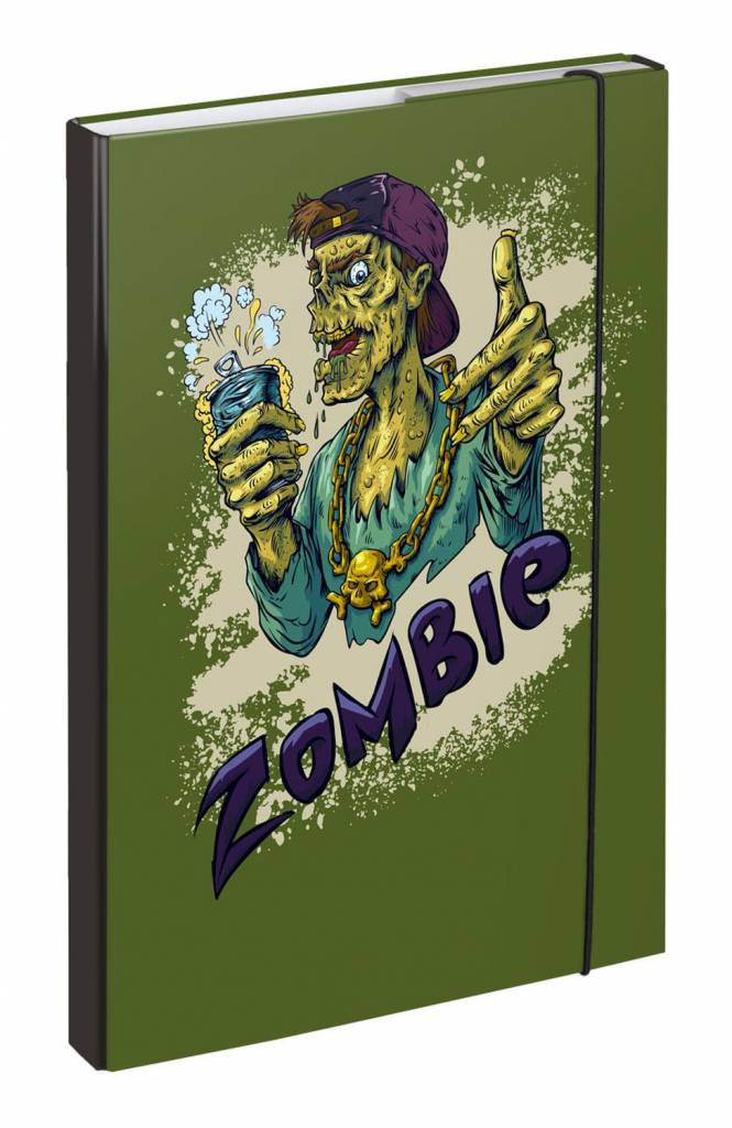 BAAGL - Dosky na školské zošity A4 Zombie