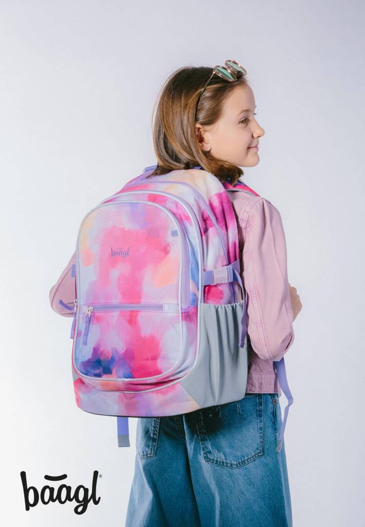 BAAGL SADA 3 Core Painting: batoh, penál, sáček