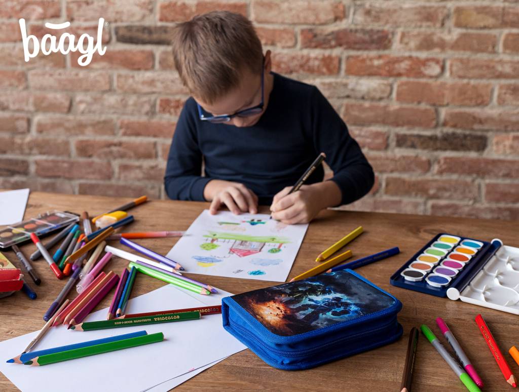 BAAGL SADA 3 Ergo Battle: aktovka, penál, sáček