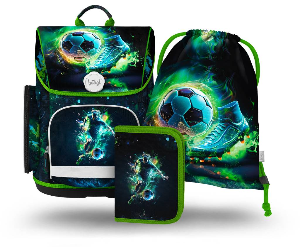 BAAGL SADA 3 Ergo Fotbal Hráč: aktovka, penál, sáček