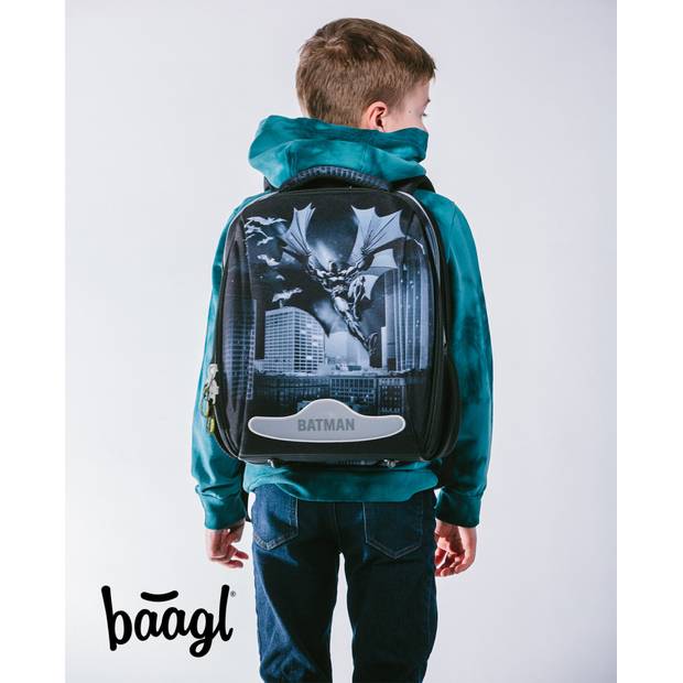 BAAGL SADA 3 Shelly Batman Dark City: aktovka, penál, sáček BAAGL SADA 3 Shelly Batman Dark City: aktovka, penál, sáček