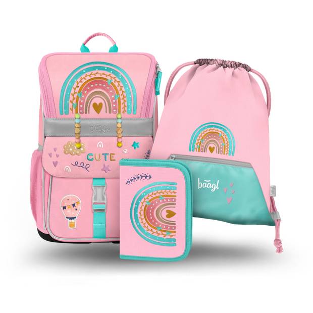 BAAGL SADA 3 Zippy Miláčci: aktovka, penál, sáček BAAGL SADA 3 Zippy Miláčci: aktovka, penál, sáček