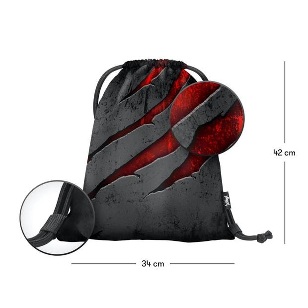 BAAGL SET 5 Core Láva: batoh, peračník, sáček, desky, peněženka BAAGL SET 5 Core Láva: batoh, peračník, sáček, desky, peněženka