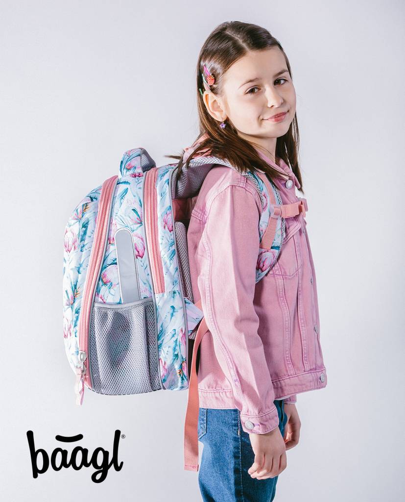 BAAGL SET 5 Shelly Mýval: aktovka, penál, sáček, desky, box