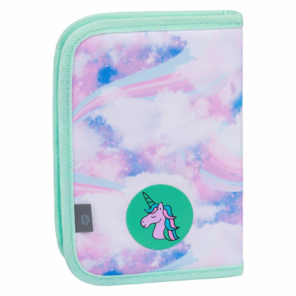 BAAGL - Školní penál klasik dvě chlopně Nebe