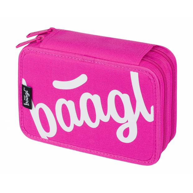 BAAGL - Školský peračník dvojposchodový Logo ružový BAAGL - Školský peračník dvojposchodový Logo ružový