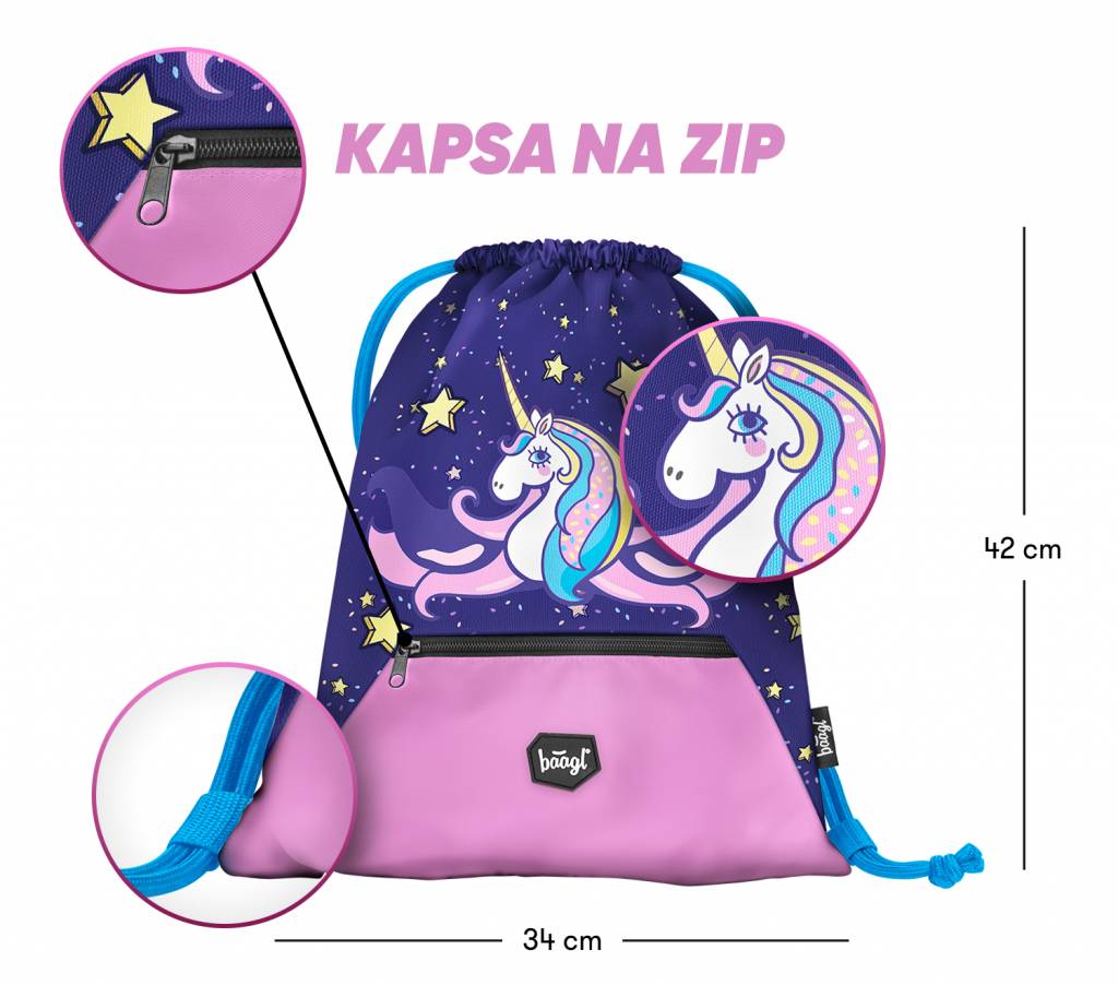 BAAGL Vrecko Unicorn