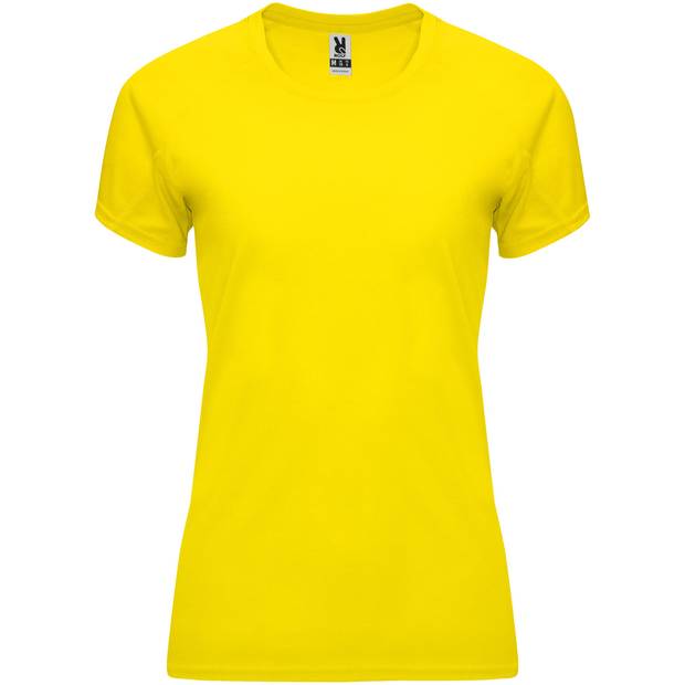 Bahrain dámske športové tričko s krátkym rukávom, žltá, S Bahrain dámske športové tričko s krátkym rukávom, žltá, S