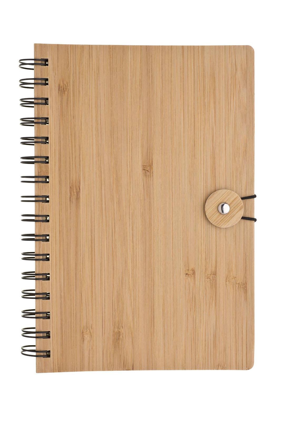 BAMBOO zápisník A5, hnedá Natur