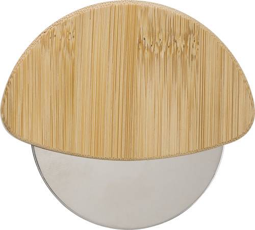 Bambusová řezačka na pizzu Ian, hnědá