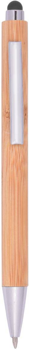 Bambusové guľôčkové pero TOUCHY, hnedá - čierna