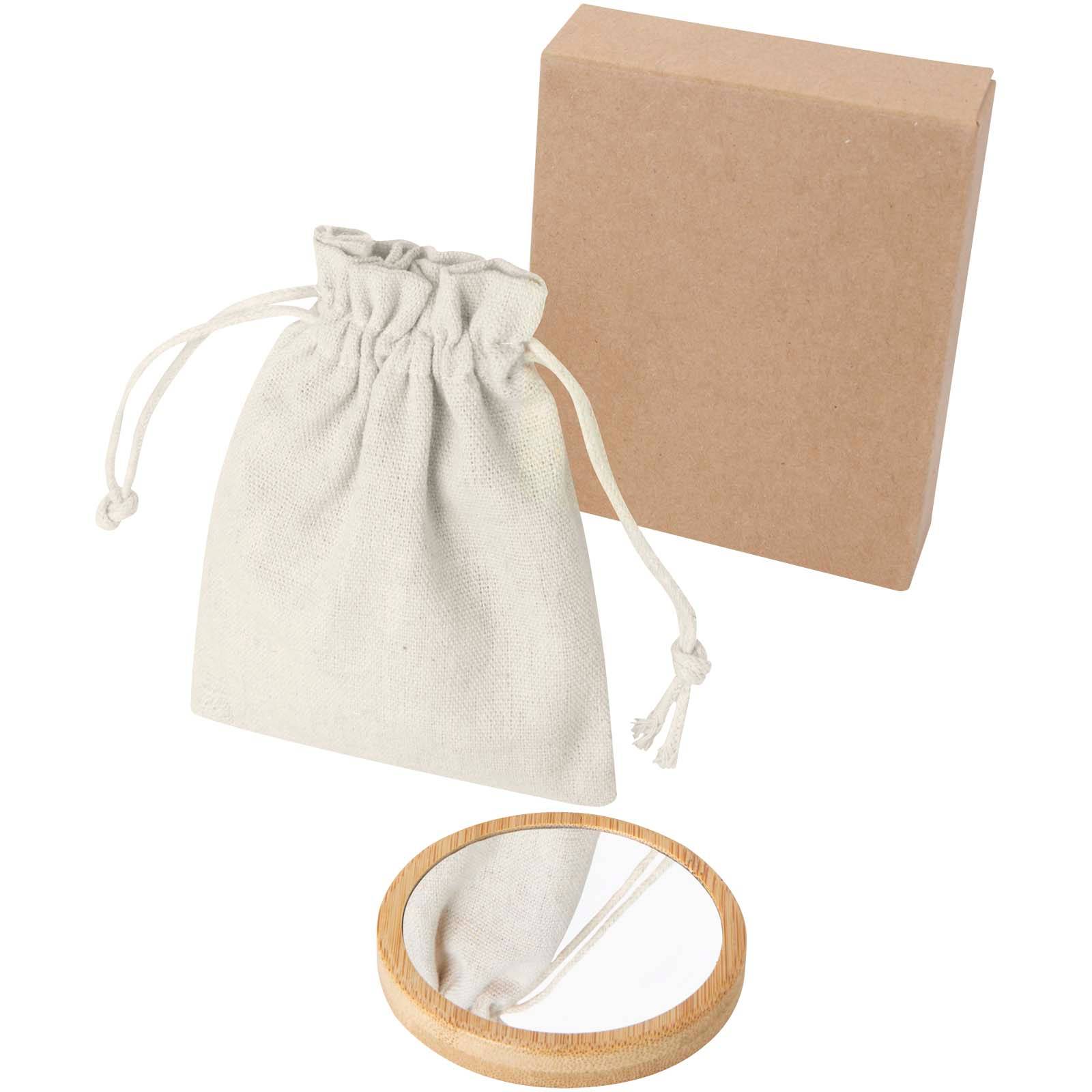 Bambusové zrkadlo Lustre, hnedá Natural