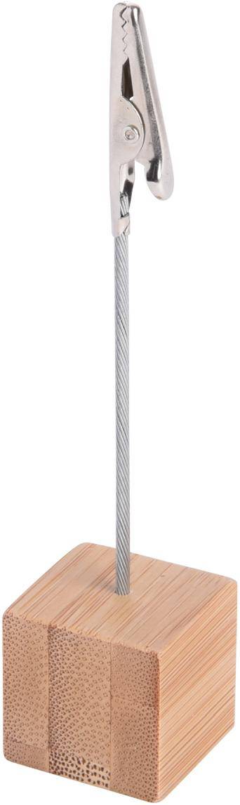 "Bambusový držák na poznámky ""Cube"", hnědá"