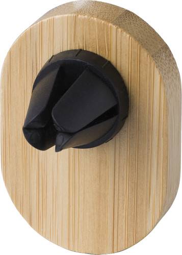 Bambusový držák na telefon Larry, hnědá