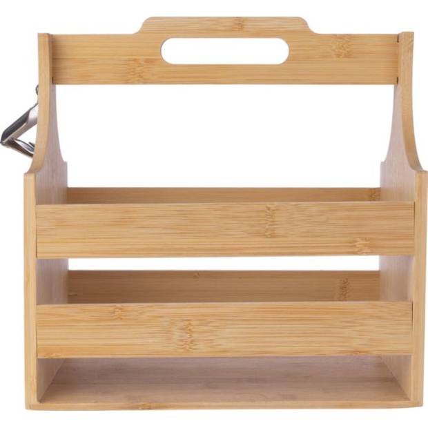 Bambusový držiak na fľašu Hans, hnedá Bambusový držiak na fľašu Hans, hnedá