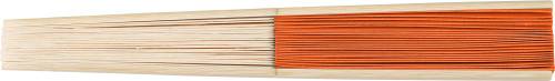 Bambusový ručný ventilátor Elio, oranžová