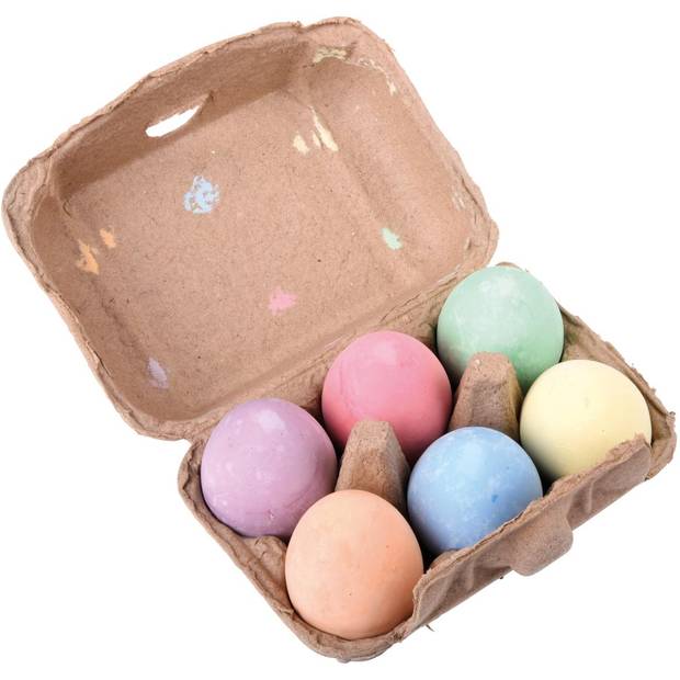 "Barevné křídy ""Funny Eggs"" 6 ks, vícebarevná" "Barevné křídy ""Funny Eggs"" 6 ks, vícebarevná"