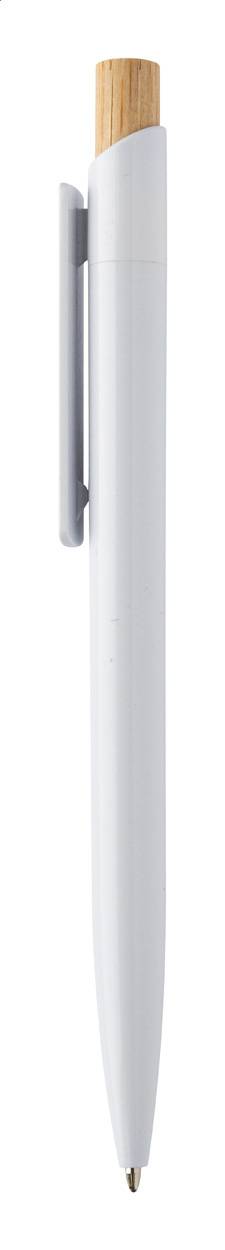 Basher guľôčkové pero, biela
