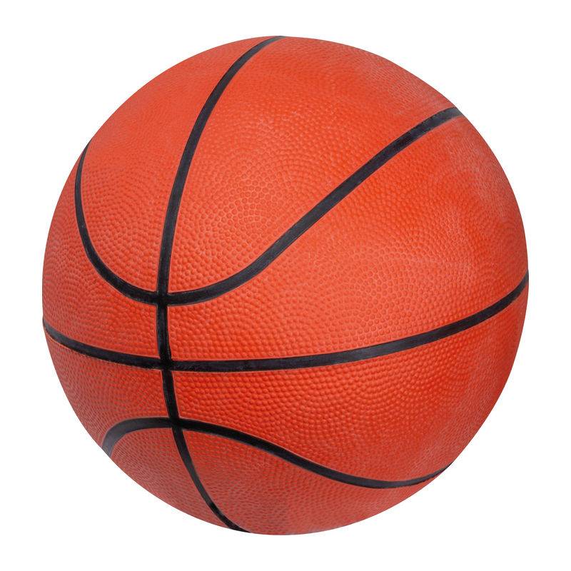 Basketbalová lopta, viacfarebná