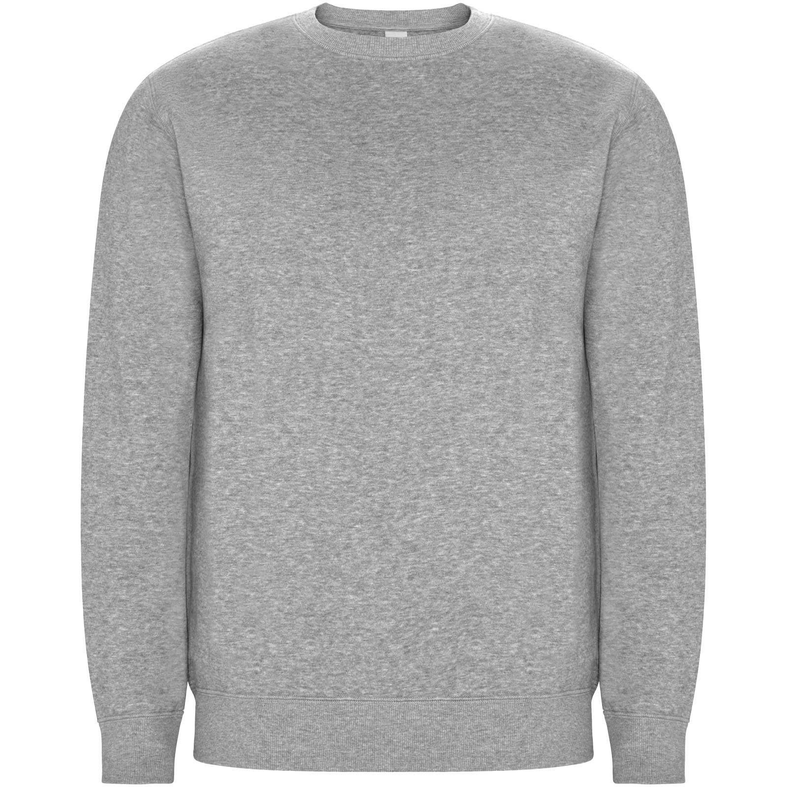 Batian unisex sveter s výstrihom crewneck, sivá Marl, XS