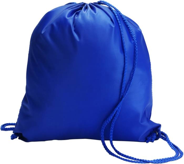 Batoh se šňůrkou, polyester, modrá