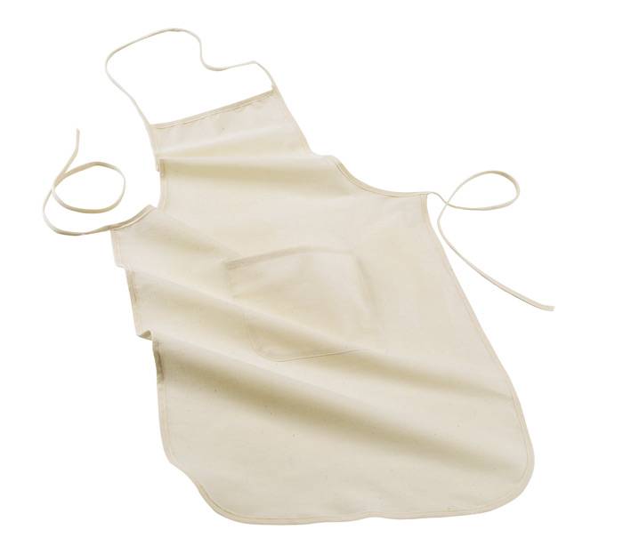 Bavlnená kuchynská zástera, prírodná