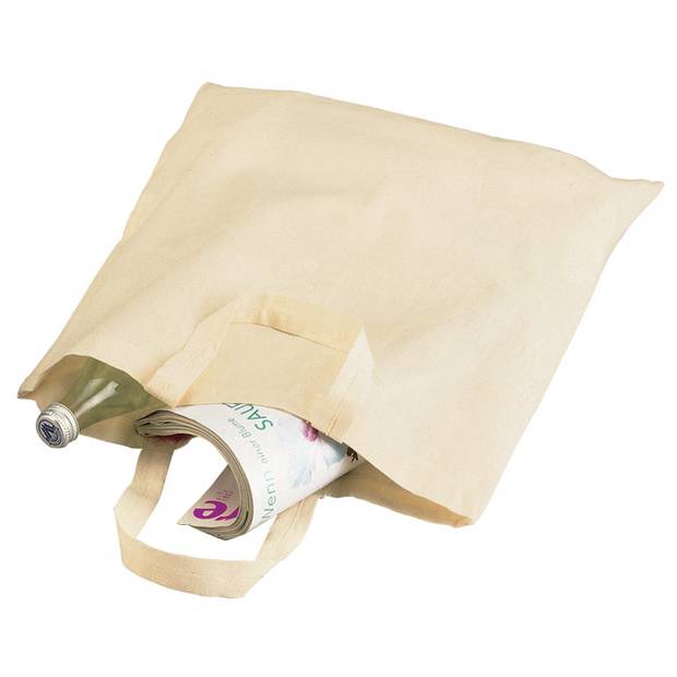 Bavlnená nákupná taška s ušami, prírodná Bavlnená nákupná taška s ušami, prírodná