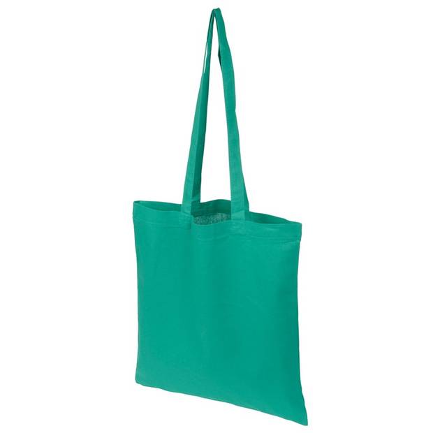 Bavlnená taška s dlhými rúčkami, 38 x 42 cm, tmavozelená Bavlnená taška s dlhými rúčkami, 38 x 42 cm, tmavozelená