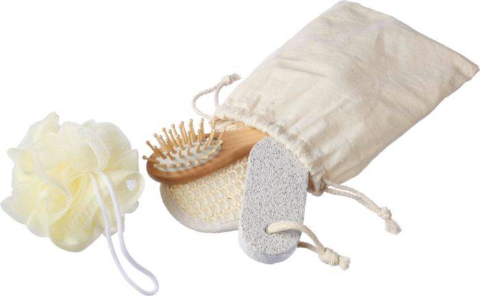 Bavlnený kúpací set Jean, hnedá khaki