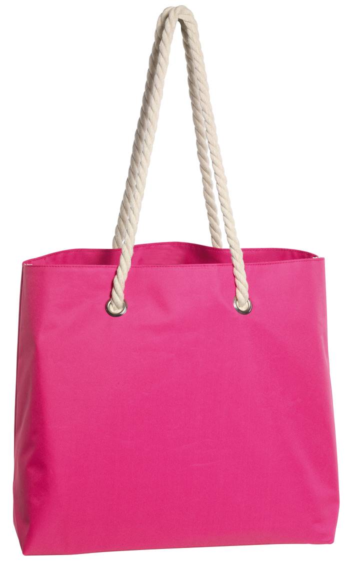 BEACH plážová taška, růžová
