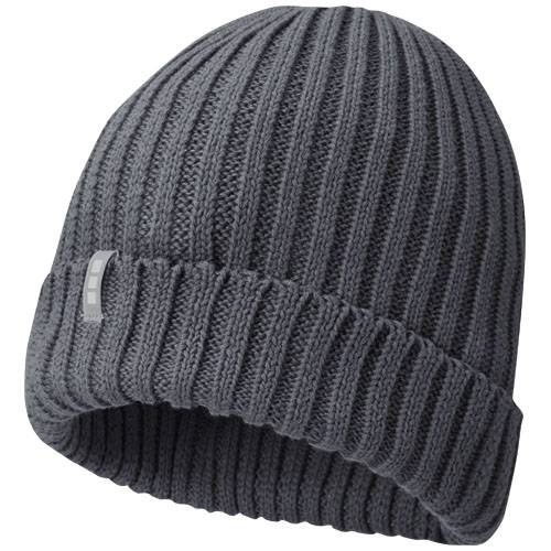 Beanie čiapka Ives z organickej bavlny, sivá