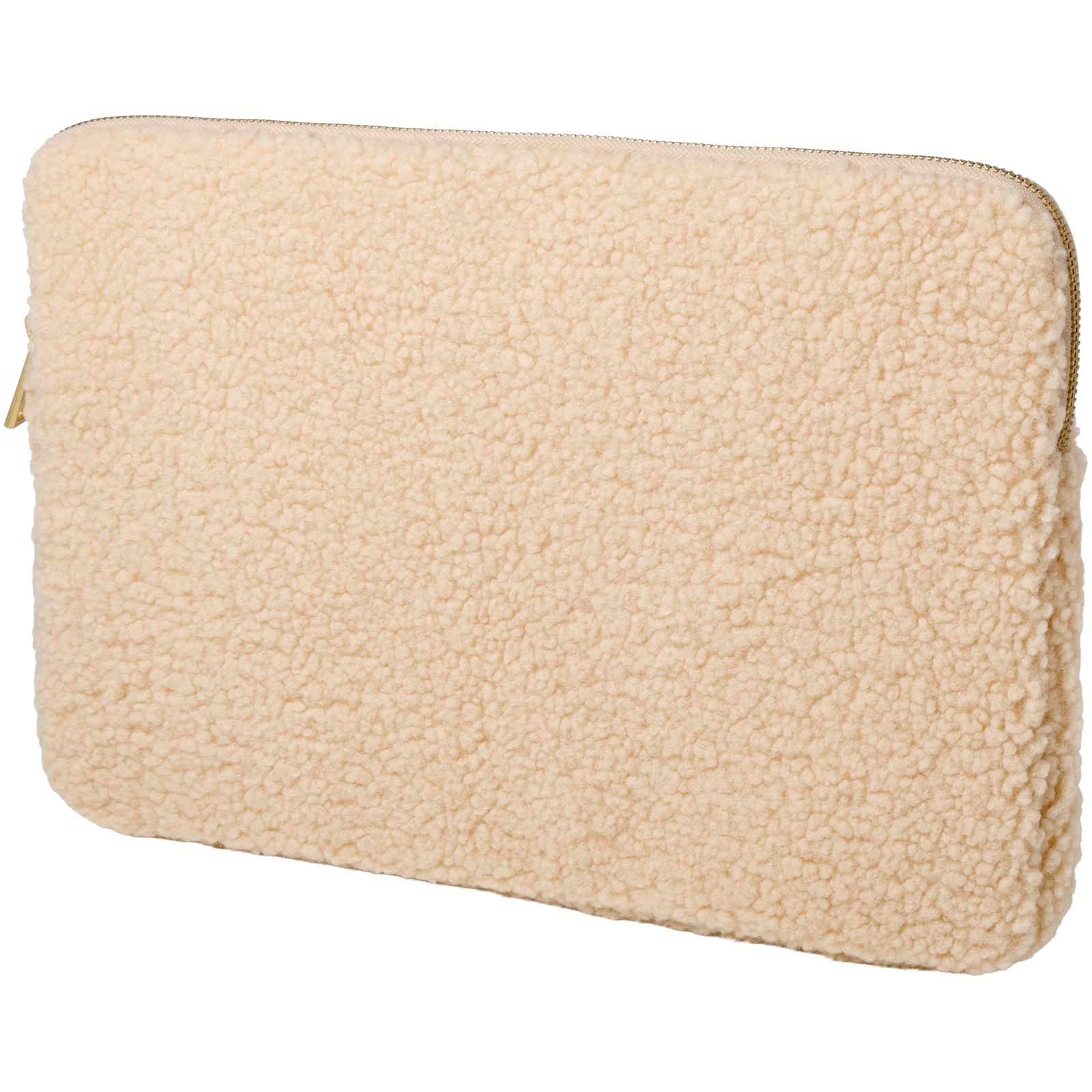 Bear 13" GRS recyklovaný sherpa obal na notebook 2 l, hnedá Natural