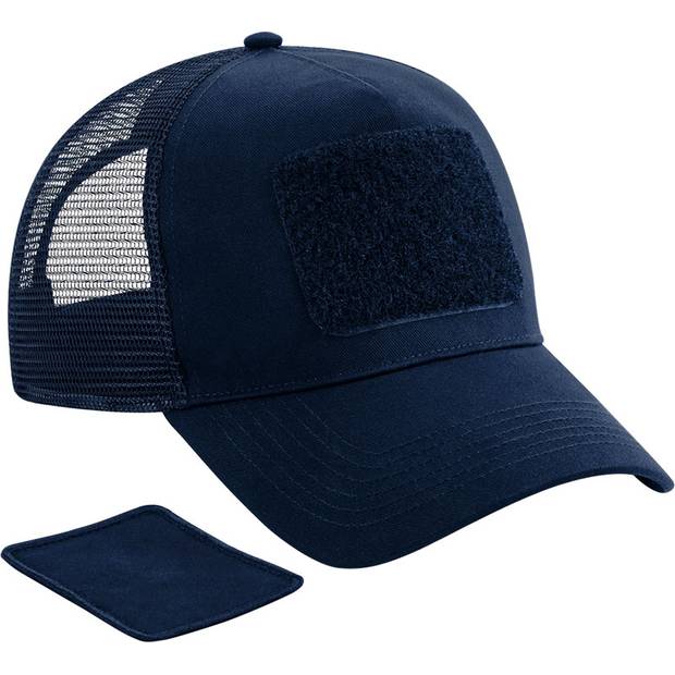 Beechfield | B 641, 5 panelová šiltovka "Removable Patch Trucker", modrá French Navy, onesize Beechfield | B 641, 5 panelová šiltovka "Removable Patch Trucker", modrá French Navy, onesize