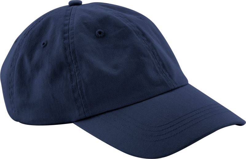 Beechfield | B 653B, Detská 6 panelová nízkoprofilová šiltovka, modrá Navy, onesize