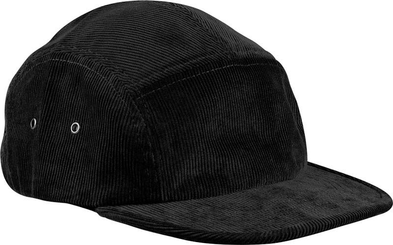 Beechfield | B 679, EarthAware® Cord Camper šiltovka, čierna, onesize