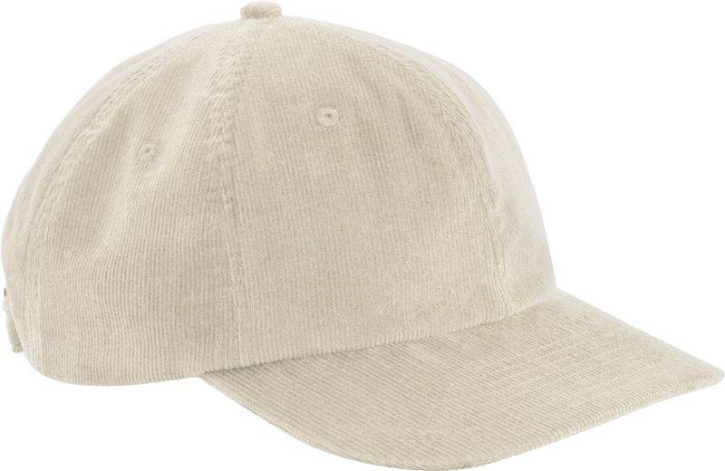 Beechfield | B 682, 6 panelová šiltovka "Heritage Cord Cap", sivá Stone, onesize