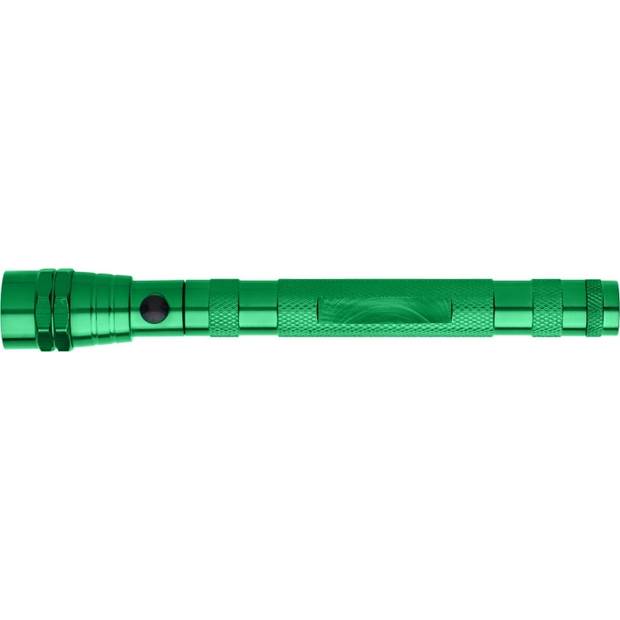 BENJI Hliníková teleskopická 3 LED baterka, zelená BENJI Hliníková teleskopická 3 LED baterka, zelená