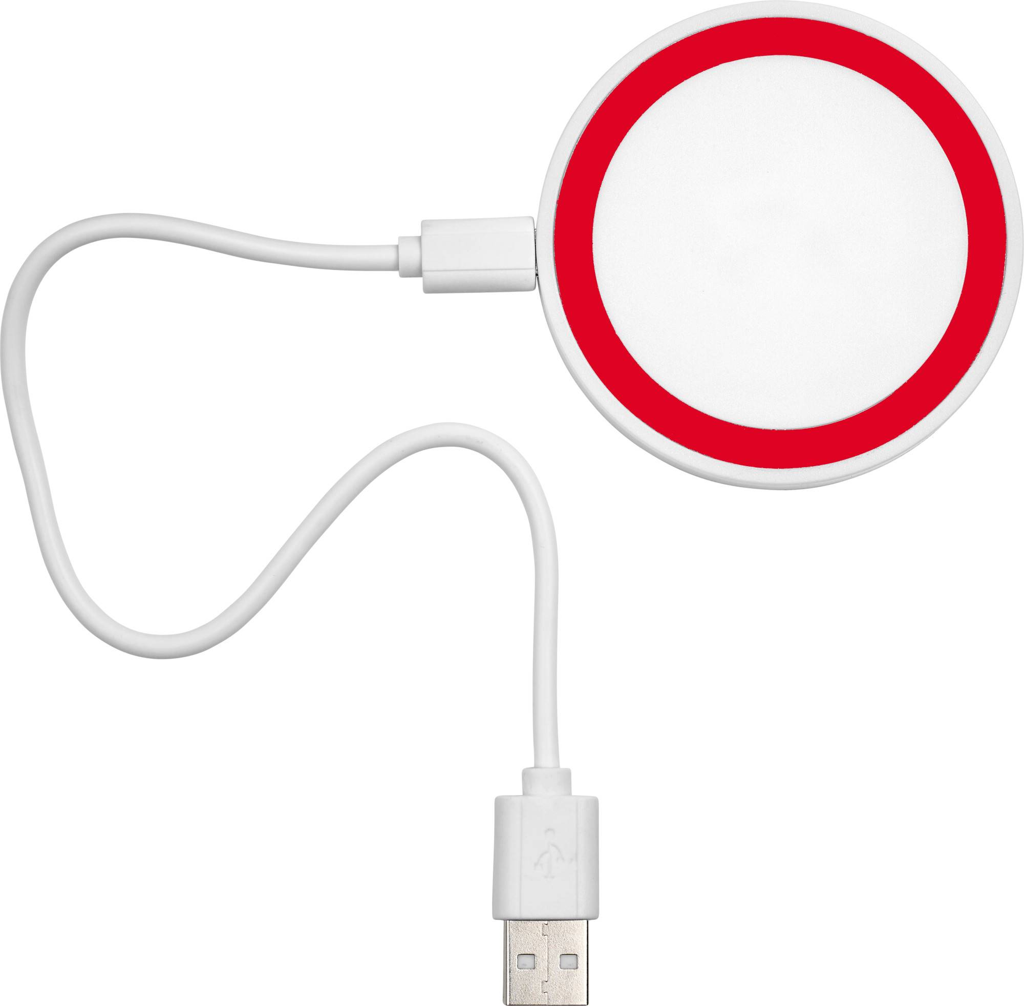 Bezdrátová nabíjecí podložka, bílá / červená