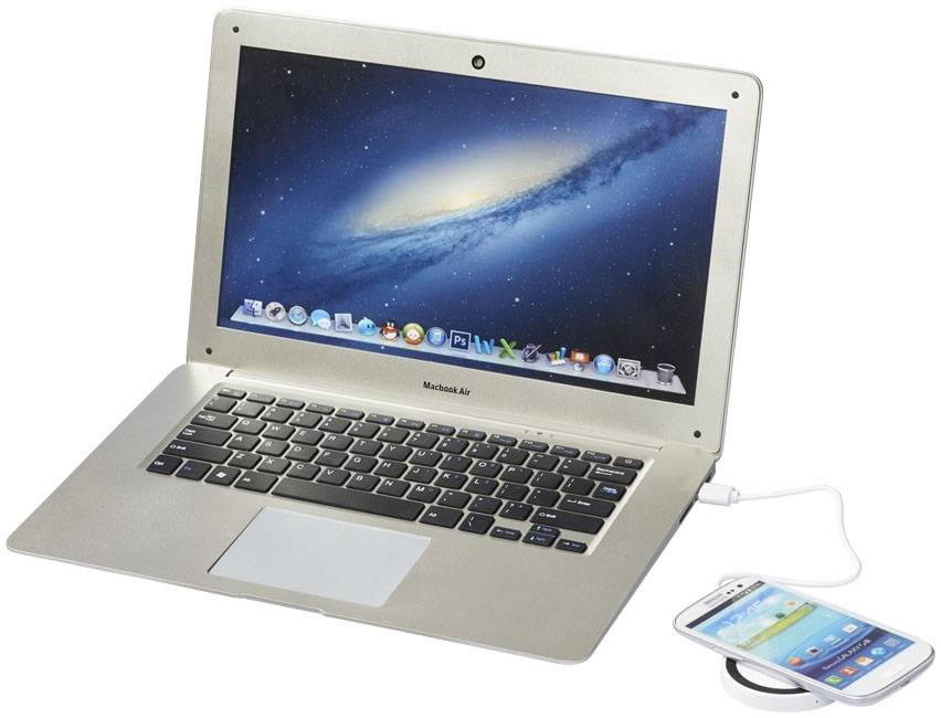 Bezdrátová nabíjecí podložka, černá