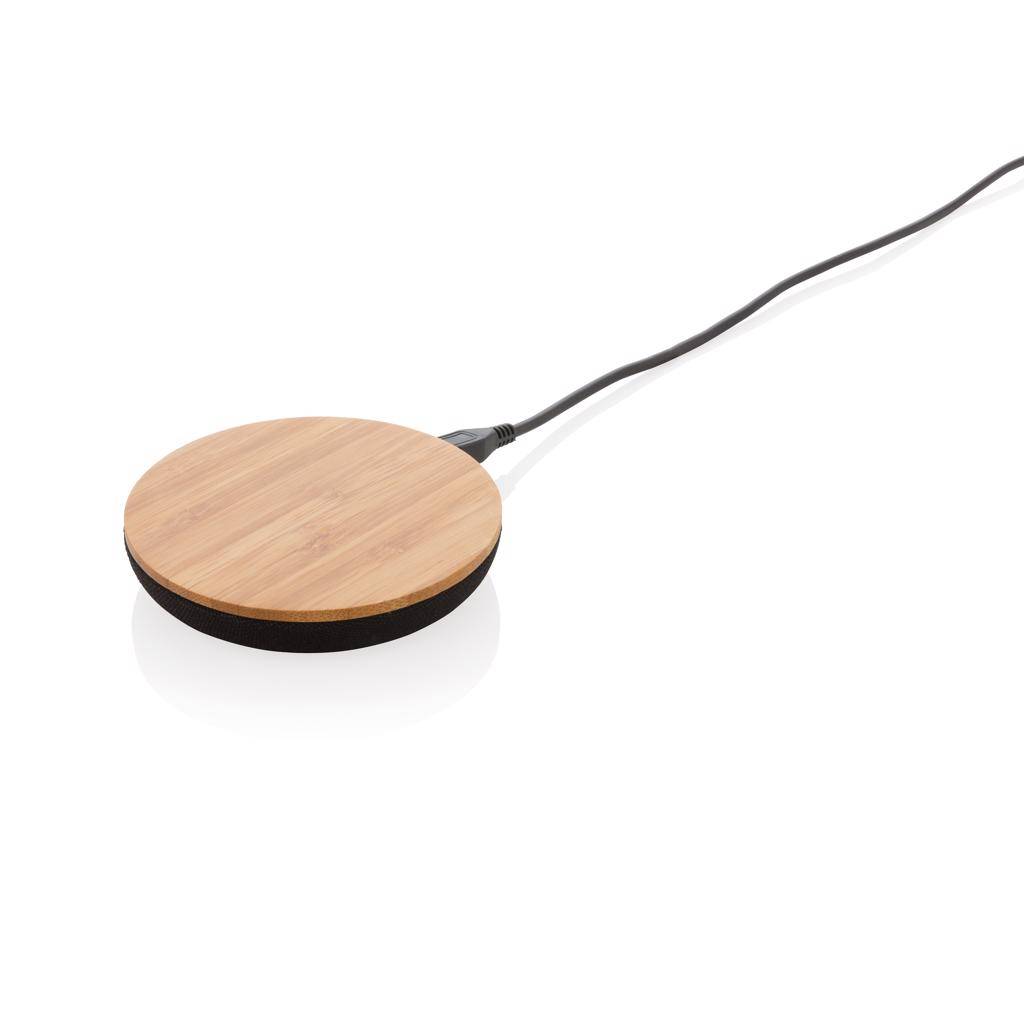 Bezdrátová nabíječka 5W bamboo X, hnědá