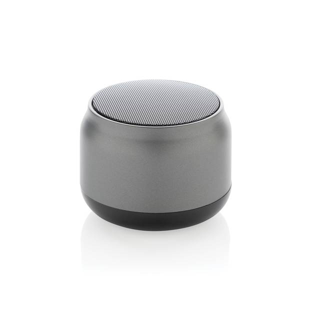 Bezdrôtový reproduktor 3W BeatBuddy z RCS recykl. plastu, sivá Bezdrôtový reproduktor 3W BeatBuddy z RCS recykl. plastu, sivá