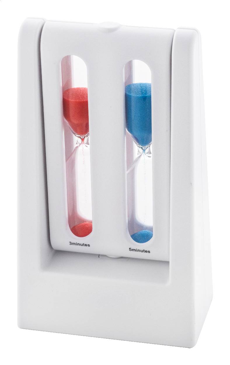 Bitemp presýpacie hodiny RABS, biela