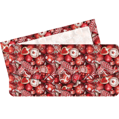 Obrázek k produktu Blahopřání "RR" Vánoce 322 peněženka červené koule